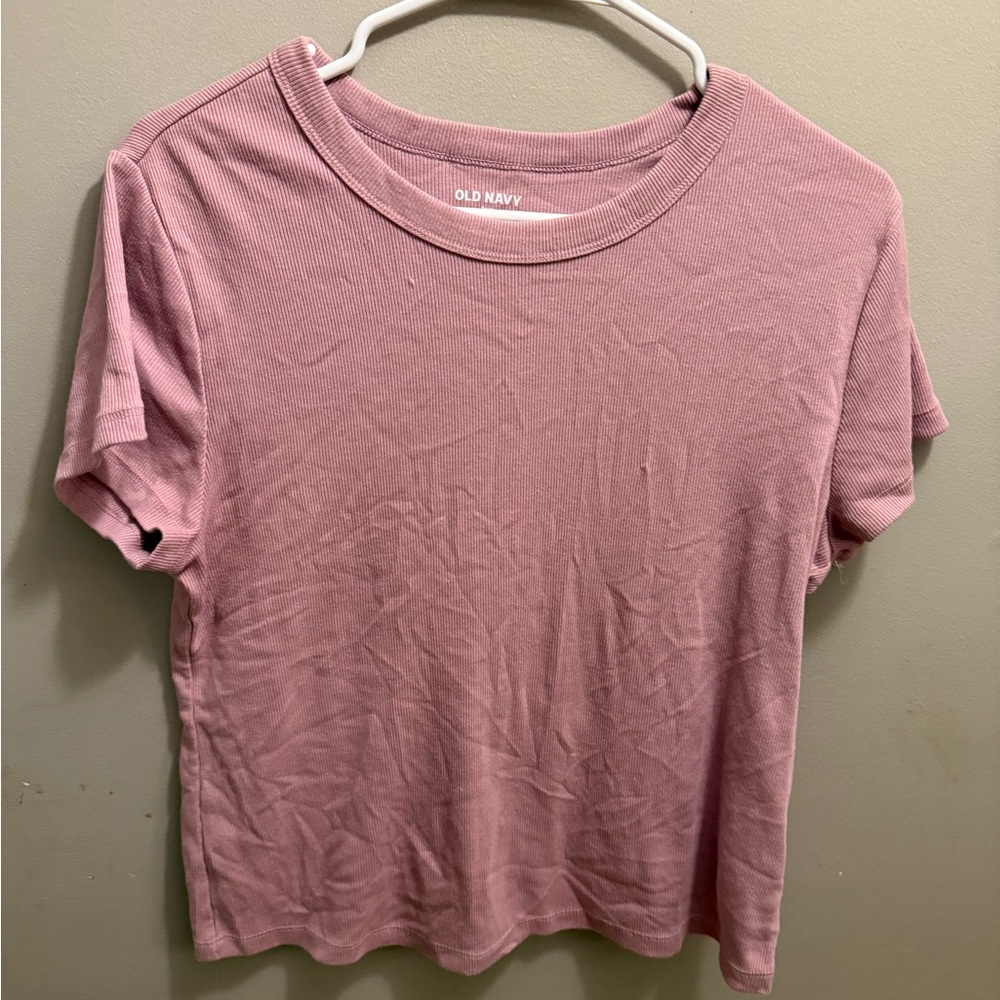 Old Navy Dusty Pink Short Sleeve Tee